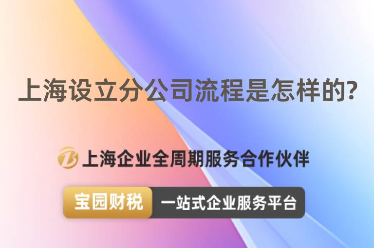上海設立分公司流程是怎樣的?