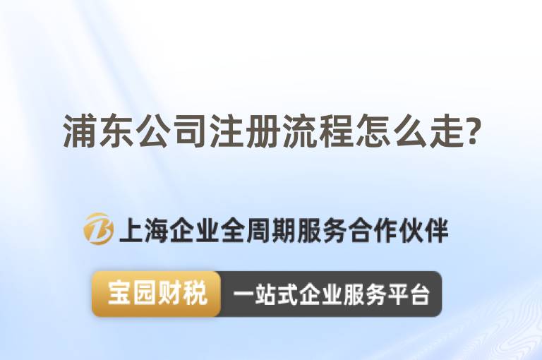 浦東公司注冊流程怎么走?