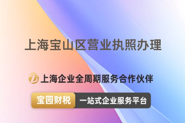 上海寶山區營業執照辦理