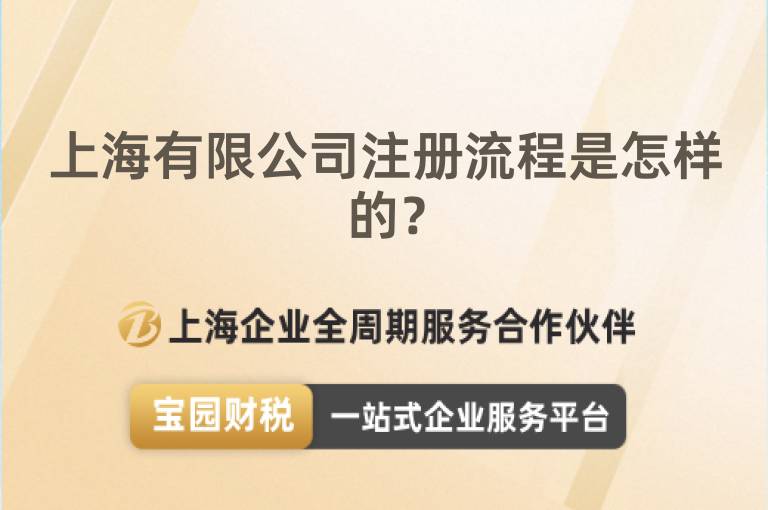 上海有限公司注冊流程是怎樣的？