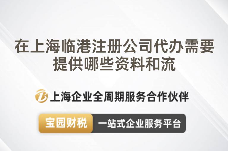 在上海臨港注冊(cè)公司代辦需要提供哪些資料和流