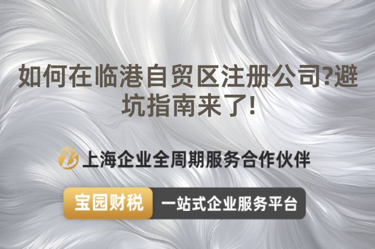 如何在臨港自貿區注冊公司?避坑指南來了!