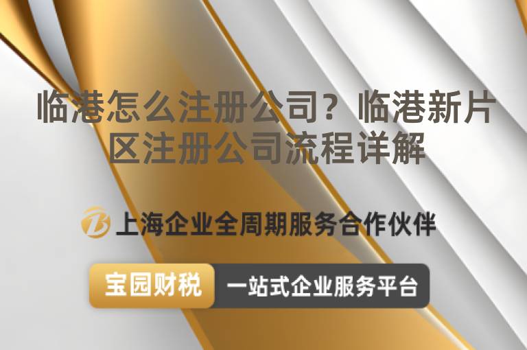 臨港怎么注冊公司？臨港新片區(qū)注冊公司流程詳解