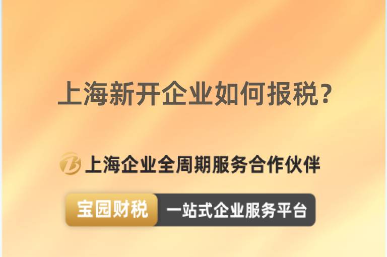 上海新開企業如何報稅？