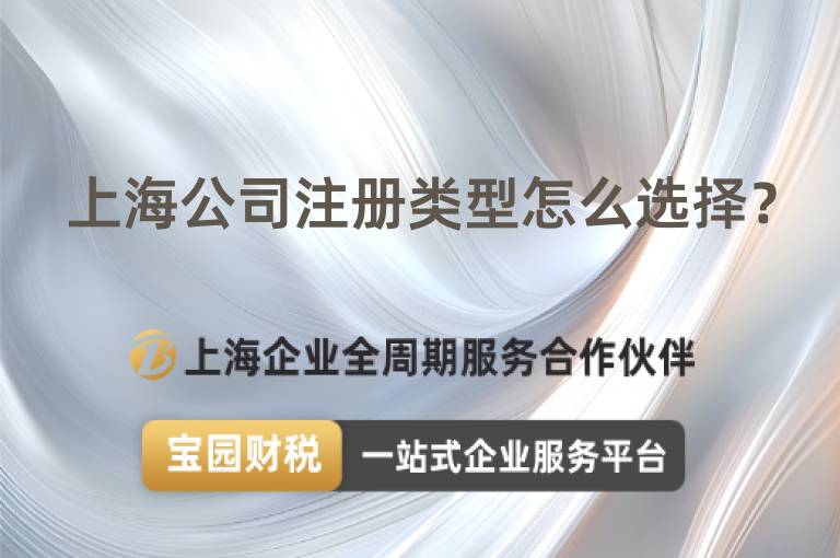上海公司注冊類型怎么選擇？